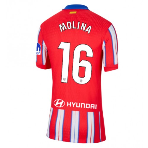 Atletico Madrid Nahuel Molina #16 Domaci Dres za Ženska 2024-25 Kratak Rukav